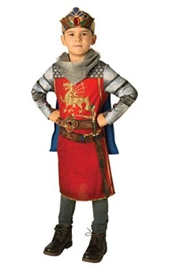 Rubie's Official King Arthur Childs Costume, Kids Fancy Dress