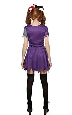Rubie's Official Harlequin Jester Ladies Halloween Costume, Creepy Circus Theme, Adult Size Ladies Large UK 16-18 7 Rubie's Official Harlequin Jester Ladies Halloween Costume, Creepy Circus Theme, Adult Size Ladies Large UK 16-18 -Rubie's Shop 41XX3IOHnDL 2