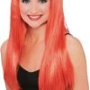Rubie's Official Long Glamour Wig, Adult Costume - One Size, Red -Rubie's Shop 41Xibb1ToL