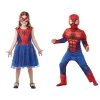 Rubie's Official Marvel Spider-Girl Deluxe Childs Costume, Kids Superhero Fancy Dress -Rubie's Shop 41Y68ehM4UL