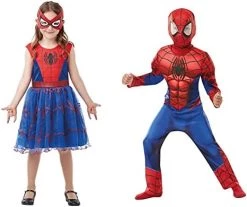 Rubie's Official Marvel Spider-Girl Deluxe Childs Costume, Kids Superhero Fancy Dress -Rubie's Shop 41Y68ehM4UL. AC 1
