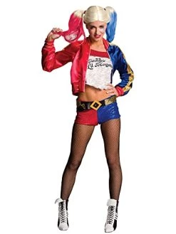 Rubie's Official DC Comics Suicide Squad Harley Quinn, Ladies Fancy Dress Halloween Villain Costume