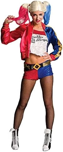 Rubie's Official DC Comics Suicide Squad Harley Quinn, Ladies Fancy Dress Halloween Villain Costume 10 Rubie's Official DC Comics Suicide Squad Harley Quinn, Ladies Fancy Dress Halloween Villain Costume - Image 8