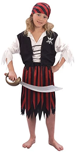 Bristol Novelty Pirate Girl Costume