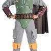 Rubie's Official Disney Star Wars Boba Fett Deluxe Costume, Adult Fancy Dress -Rubie's Shop 41YiScwMOnL 1