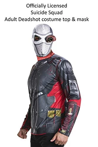 Rubie's Official DC Comics Suicide Squad Dead Shot Adult Costume Kit, Mens Fancy Dress 4 Rubie's Official DC Comics Suicide Squad Dead Shot Adult Costume Kit, Mens Fancy Dress - Image 2