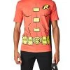 Rubie's Official DC Comics Robin T-Shirt Set Costume, T-shirt, Mask & Cape, Adult Superhero Fancy Dress -Rubie's Shop 41YxRPSUm2L 2