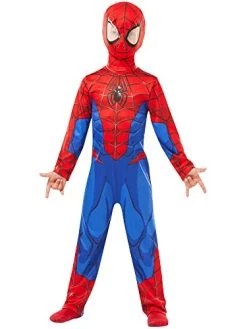 Rubie's Official Marvel Spider-Man Classic Childs Costume, Kids Superhero Fancy Dress