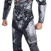 Rubie's Official DC Justice League Cyborg Deluxe Childs Costume, Kids Fancy Dress -Rubie's Shop 41ZZuV7YnGL