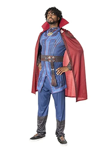 Rubies Official Marvel Dr Strange In The Multiverse Of Madness Dr Strange Deluxe Mens Costume, Adult Fancy Dress 3 Rubies Official Marvel Dr Strange In The Multiverse Of Madness Dr Strange Deluxe Mens Costume, Adult Fancy Dress