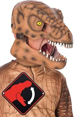 Rubie's Jurassic World Fallen Kingdom Tyrannosaurus Rex Dinosaur Mask With Movable Jaw, One Size -Rubie's Shop 41Zgk8rScjL
