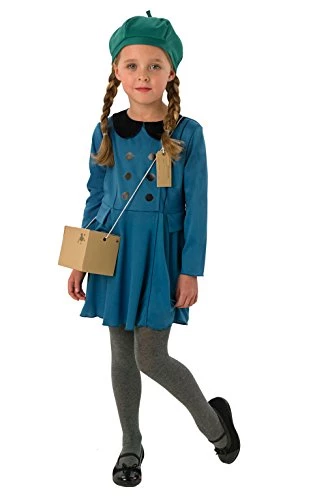 Rubie's Official Evacuee Girl Costume Girls 3 Rubie's Official Evacuee Girl Costume Girls