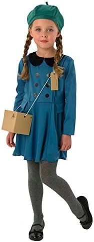 Rubie's Official Evacuee Girl Costume Girls 7 Rubie's Official Evacuee Girl Costume Girls - Image 5