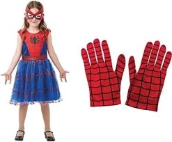 Rubie's Official Marvel Spider-Girl Deluxe Childs Costume, Kids Superhero Fancy Dress -Rubie's Shop 41a37NV4vxL. AC 1