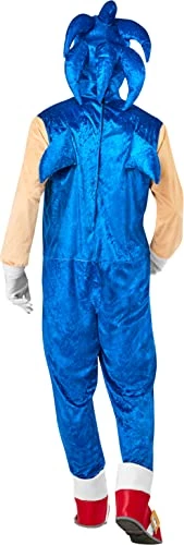 Rubie's Official Sonic The Hedgehog Adult Deluxe Costume Jumpsuit, Adult Fancy Dress 5 Rubie's Official Sonic The Hedgehog Adult Deluxe Costume Jumpsuit, Adult Fancy Dress - Image 3