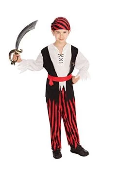 Bristol Novelty Pirate Boy Jim Costume