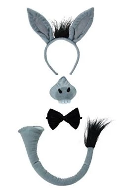 Bristol Novelty DS123 Donkey Costume Accessory Set And Sound, One Size, For 3 Years To 14 Years