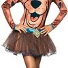 Rubie's Official Warner Bros Scooby-Doo Scooby Girls Hoody Costume, Cartoon Character Art & Tutu Dress -Rubie's Shop 41b6n5w4L