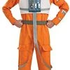 Rubie's Official Disney Star Wars X-Wing Fighter Pilot Deluxe Costume, Adult Fancy Dress -Rubie's Shop 41bCLCDneKL 1