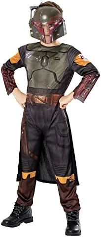 Rubie's Official Star Wars Book Of Boba Fett - Boba Fett Classic Child Costume, Kids Fancy Dress 9 Rubie's Official Star Wars Book Of Boba Fett - Boba Fett Classic Child Costume, Kids Fancy Dress - Image 7
