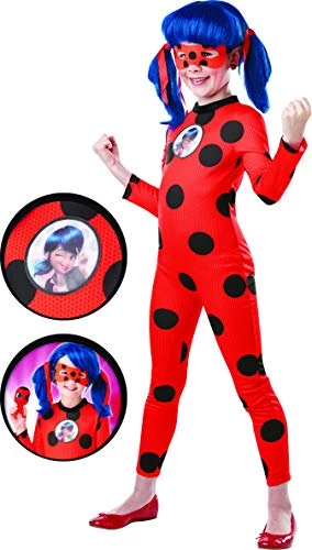 Rubie's Official Miraculous Ladybug Deluxe Child's Costume With Eye Mask 3 Rubie's Official Miraculous Ladybug Deluxe Child's Costume With Eye Mask