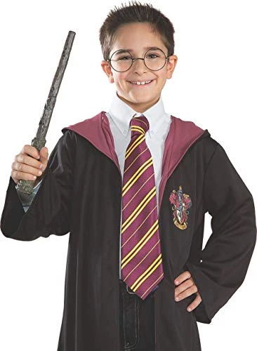 Rubie's Official Harry Potter Gryffindor Tie Costume Accessory - One Size, Multi-Coloured 3 Rubie's Official Harry Potter Gryffindor Tie Costume Accessory - One Size, Multi-Coloured