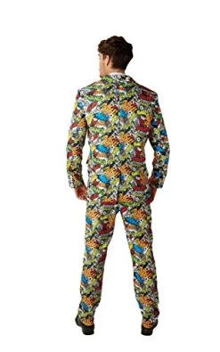 Rubie's Official The Beano Dennis The Menace, Mens Icon Suit, Loud Crazy Cartoon Suit -Rubie's Shop 41ebdVwp2lL 1