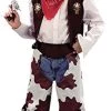 Bristol Novelty CC657 Cowboy Cow Print Chaps Costume, White, Approx Age 5 - 7 Years -Rubie's Shop 41ek FMSgyL