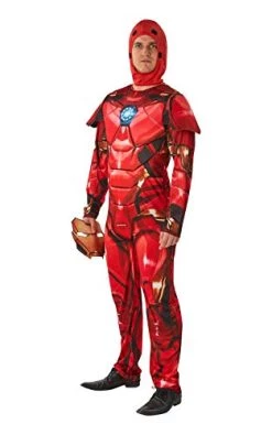 Rubie's Official Disney Marvel Iron Man, SuperHero Deluxe Costume, Adult Size Mens Standard/Medium -Rubie's Shop 41ekAK2lHL