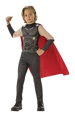 Rubie's Official Marvel Avengers Thor Classic Childs Costume, Kids Superhero Fancy Dress