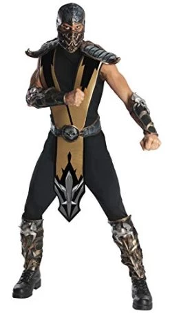 Deluxe Scorpion Mortal Kombat Costume For Men