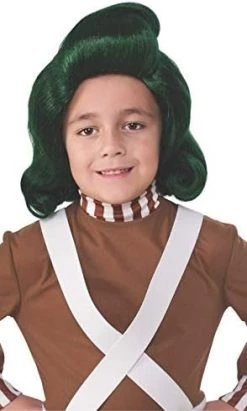 Rubie's Official Willy Wonka And The Chocolate Factory Oompa Loompa Wig Child's Fancy Dress Accessory (One Size) -Rubie's Shop 41fKUZc2ShL. AC