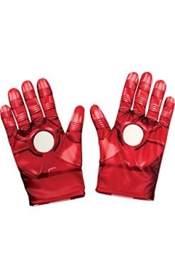 Rubie's Official Avengers Endgame Iron Man, Classic Child Costume - Small, Age 3-4, Height 117 Cm & Official Marvel Avengers Assemble Iron Man Child Gloves,- One Size, Red -Rubie's Shop 41gZ Gq YzL