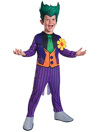 Rubie's Official DC Comics The Joker Child's Costume, Super Villain 3 Rubie's Official DC Comics The Joker Child's Costume, Super Villain