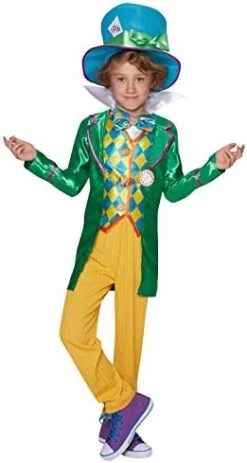 Rubie's Official Boy's Disney Alice In Wonderland Mad Hatter Costume For Age 9-10 -Rubie's Shop 41hUZEwDnoL. AC 1