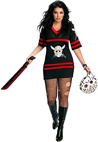 Rubie's Plus Size Sexy Jason Voorhees Fancy Dress Costume 3 Rubie's Plus Size Sexy Jason Voorhees Fancy Dress Costume