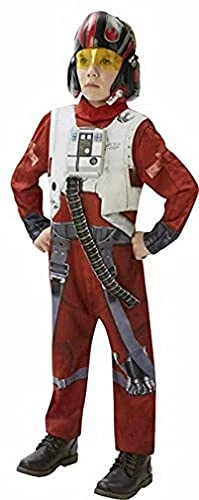 Rubie's Official Disney Star Wars Poe X-Wing Fighter Deluxe Child Costume, Kids Fancy Dress