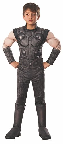 Rubie's Official Marvel Avengers Infinity War Thor Deluxe Childs Costume, Kids Superhero Fancy Dress