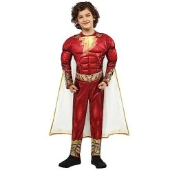Rubie's Official DC Shazam! Fury Of The Gods Shazam Boys Costume, Kids Superhero Fancy Dress