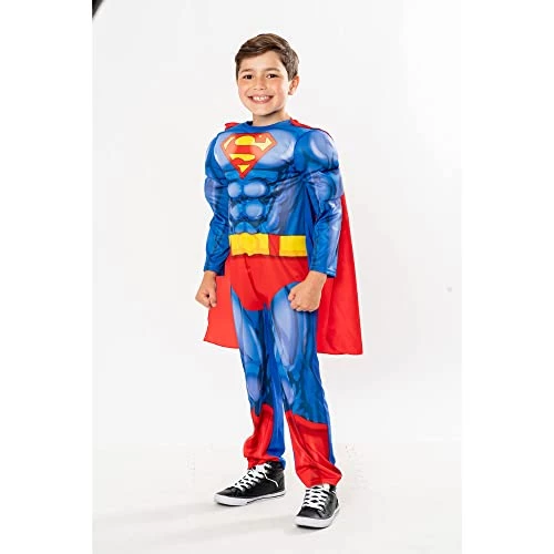 Rubie's Official DC Superman Child Costume, Kids Superhero Fancy Dress 3 Rubie's Official DC Superman Child Costume, Kids Superhero Fancy Dress