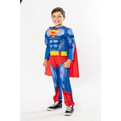 Rubie's Official DC Superman Child Costume, Kids Superhero Fancy Dress