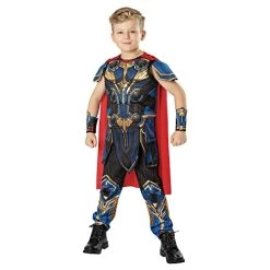 Rubie's Official Marvel Thor: Love And Thunder Thor Deluxe Child Costume, Kids Fancy Dress