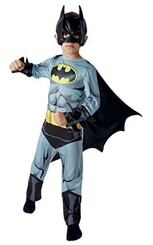 Rubie's Official DC Comic Batman Boys Fancy Dress, Kids Superhero Comic Book Style 3 Rubie's Official DC Comic Batman Boys Fancy Dress, Kids Superhero Comic Book Style