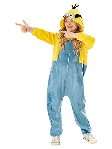 Rubie's Official Minions The Rise Of Gru Minion Onesie Child Costume, Kids Fancy Dress 4 Rubie's Official Minions The Rise Of Gru Minion Onesie Child Costume, Kids Fancy Dress - Image 2