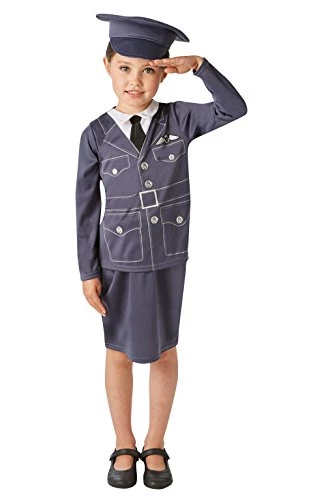 Rubie's Official WRAF Girl Costume Girls Small Ages 3 Rubie's Official WRAF Girl Costume Girls Small Ages