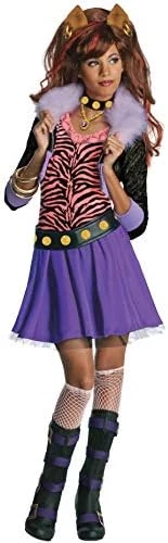 Disney Clawdeen Wolf Monsters High Fancy Dress Kids Costume 7 Disney Clawdeen Wolf Monsters High Fancy Dress Kids Costume - Image 5