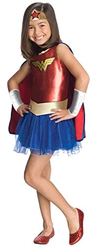 Rubie's Official DC Wonder Woman Tutu Girls Costume, Kids Superhero Fancy Dress 3 Rubie's Official DC Wonder Woman Tutu Girls Costume, Kids Superhero Fancy Dress