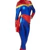 Rubie's Official Captain Marvel Ladies Costume, Adult Superhero Fancy Dress 2 Rubie's Official Captain Marvel Ladies Costume, Adult Superhero Fancy Dress -Rubie's Shop 41lK6 TxURL 1