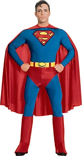 Rubie's Official DC Comics Superman Deluxe Costume, Adult Superhero Fancy Dress 3 Rubie's Official DC Comics Superman Deluxe Costume, Adult Superhero Fancy Dress