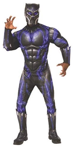 Rubie's Official Marvel Avengers Infinity War Black Panther Battle Suit Deluxe Costume, Adult Superhero Fancy Dress